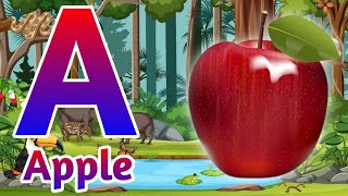 ABCD a for apple baby song video kids video b for boy c for cat d for dog 🐕 e for elephant 🐘🐘 [upl. by Ecnaiva483]