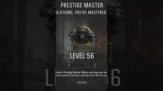 Hitting prestige master in bo6 bo6 blackops6 prestigemaster cod callofduty [upl. by Novyat]