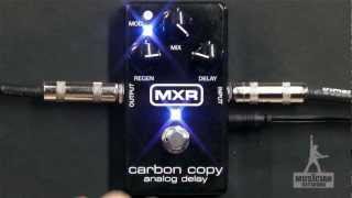 MXR Carbon Copy Analog Delay Guitar Pedal Review  GearUP on TMNtv [upl. by Adnulahs371]