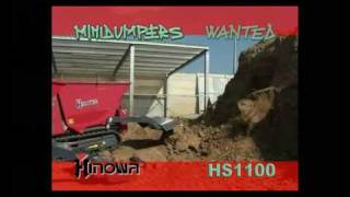 Hinowa Minidumpers HS1100 [upl. by Traci]