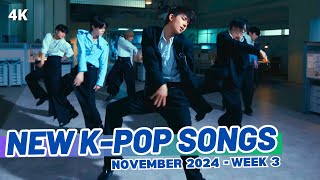 NEW KPOP SONGS  NOVEMBER 2024 WEEK 3 [upl. by Nairad597]