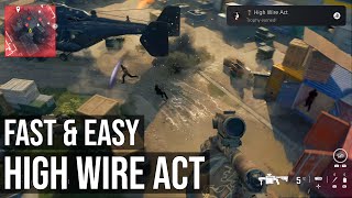 COD MW3  High Wire Act Trophy  Achievement Kill 10 Enemies While Using A Zipline [upl. by Nylla]