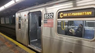 NYC Subway  200510 Alstom R160A1 8532 as C  168th Street Departing HoytSchermerhorn Station [upl. by Faucher830]