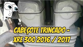 XRE 300 2016  2017  Trinca de Cabeçote [upl. by Naz312]