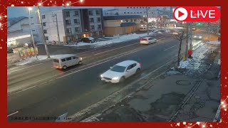 北海道札幌市白石区国道12号線上線 LIVEカメラ24時間混雑状況カメラ中継、株式会社ウィルコミュニケーションズ、HokkidoSapporoLIVEKarma [upl. by Ullund]