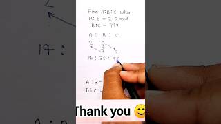 Ratio and proportion  Ratio  combining two ratios  shorts trending youtubeshorts ratio [upl. by Pallas]