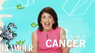 Cancer Horoscope 2015 – Best Financial Year in a Decade – Susan Millers Glamourscopes [upl. by Akiraa]