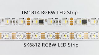 TM1814 vs SK6812 Difference and Similarities [upl. by Aloibaf609]