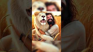 Jesus Saved The Poor LionII🦁Savior Jesus✝️jesus amen god [upl. by Lika197]