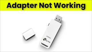 TPLink WN821N WiFi Adapter Not Working Or Detecting Networks [upl. by Mashe]