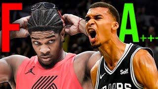 GRADING The Rookie Seasons Of The 2023 NBA Draft [upl. by Enilehcim183]