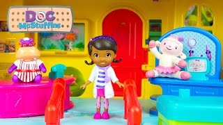 Doc McStuffins Toys Diagnosis Clinic Lambie Hallie Disney Toy [upl. by Andrien194]