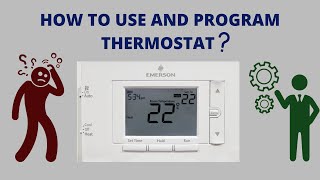 How to set up and program your Honeywell t 6 pro Thermostat Model TH6220U200 [upl. by Ladnar985]