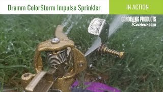 Dramm ColorStorm Impulse Sprinkler How to Adjust amp Use It  The Gardening Products Review [upl. by Ymmat]