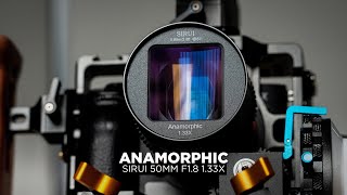 Sirui 50mm f18 133x Anamorphic lens [upl. by Marte]