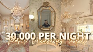 The top five luxury 5star hotels in Paris [upl. by Ulyram]