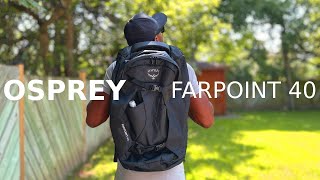 Unveiling the Ultimate Travel Backpack Osprey Farpoint 40 Review [upl. by Nichola]