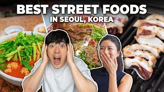 BEST Korean Traditional Market for Street Food My New Favorite Spot in Seoul [upl. by Rotow864]