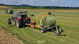 🍀 PRESSAGE amp ENRUBANNAGE 2020  VALTRA amp KRONE [upl. by Idnyl]