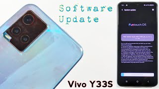 Vivo Y33S Software Update  System Update New Version Latest Update [upl. by Aelam]