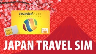 Japan Travel SIM amp Brastel Card ENGLISH [upl. by Lertnek]