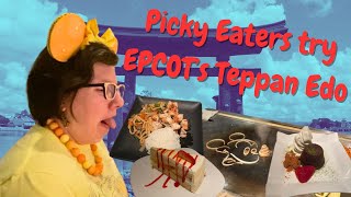 Picky Eaters try EPCOTs Japanese Steakhouse  Episode 42 [upl. by Duff]