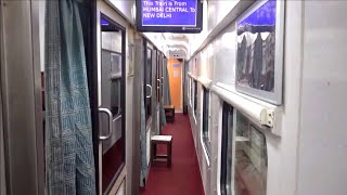 Showcasing FIRST CLASS AC Cabin amp Coupe Of Mumbai Tejas Rajdhani Express Costliest Train Class [upl. by Aieki]