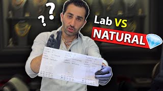 NATURAL VS LAB DIAMONDS WHATS THE DIFFERENCE [upl. by Oenire]