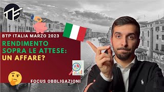 BTP ITALIA MARZO 2023 il tasso è sopra le aspettative Ora conviene 😱 [upl. by Ludovika226]