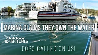 Toronto Marina claims they own the water  Cops called on us [upl. by Heim]