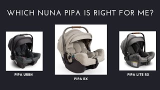 Which NUNA PIPA is Right for Me PIPA Urbn vs PIPA RX vs PIPA LITE RX [upl. by Lacey]