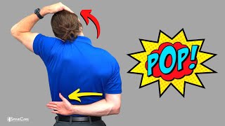 How to Self Pop Your WHOLE BACK for Instant Pain Relief [upl. by Eidua]