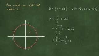 Dobbeltintegrasjon og polarkoordinater  eks 1 [upl. by Assenahs415]