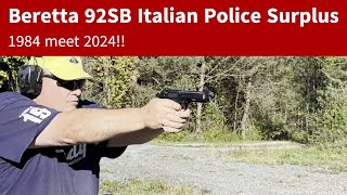 Can a 40 year old Beretta 92 still hack it Guardia di Finanza Surplus Beretta 92SB 9mm [upl. by Ydoc496]