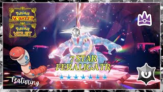 Orthoworm  SOLO 7 Star Feraligatr Tera Raid in Pokemon Scarlet Violet [upl. by Assilaj]