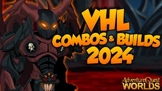 AQW VoidHighlord Combos and Builds 2024 [upl. by Shear]