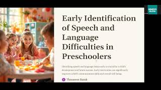 Early Signs of Speech Delay in Children  Expert Webinar with Ms Thanzeem Razak  LOPO Webinar [upl. by Ehsrop]