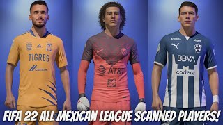 FIFA 22  Mexican League  All players with real face Pt 1 [upl. by Onibla]