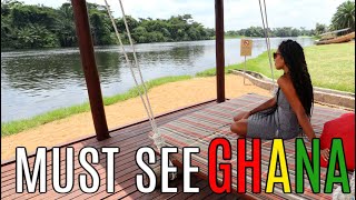 THINGS TO DO IN GHANA  LAKE VOLTA  ROYAL SENCHI HOTEL [upl. by Arden]