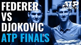 HIGHLIGHTS Federer defeats Djokovic in London  Nitto ATP Finals 2019 [upl. by Humph956]