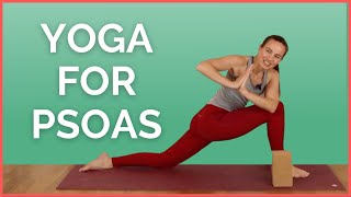 Yoga for PSOAS  Stretch and Release to Help Low Back amp Hip Pain [upl. by Publius53]