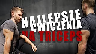 NAJLEPSZE ĆWICZENIA NA WIELKI TRICEPS [upl. by Relyat516]