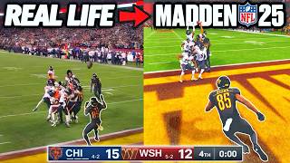 I Recreated TOP PLAYS From NFL Week 8 in Madden 25 [upl. by Emirak]