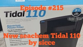 seachem Tidal 110 by sicce Installed on a 55 gallon aquarium [upl. by Seebeck]