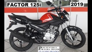 YAMAHA FACTOR 125i 2019 COM MUITOS DETALHES [upl. by Halimaj]