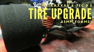 Ultimate Traxxas 4Tec 20 Tire Upgrade  Traction Issue Sorted [upl. by Reinhart34]