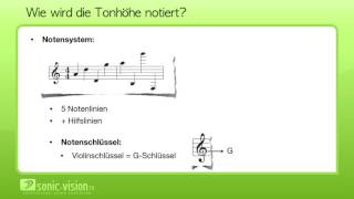 37 Musikalische Grundlagen  Notensystem [upl. by Kowatch361]