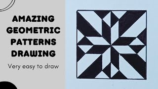 geometric patterns drawing easy  geometric art [upl. by Sparhawk29]