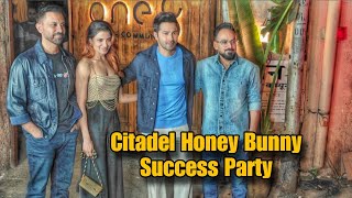 Citadel Honey Bunny Success Party  Samantha Varun Dhawan Raj amp DK [upl. by Nauwtna]