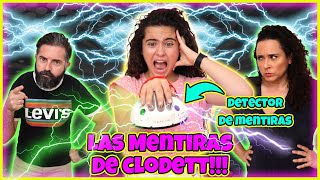 Las MENTIRAS DE CLODETT DETECTOR de MENTIRAS CHALLENGE PREGUNTAS INCÓMODAS a NUESTRA HIJA [upl. by Fira]